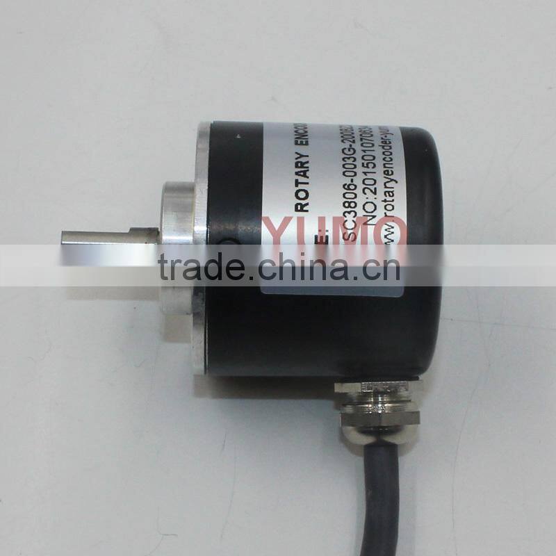 YUMO ISC3806 200PPR 5V CNC system Solid shaft encoder optical price incremental rotary encoder