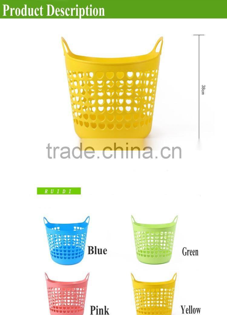 Basket57 Useful Bathroom Market Vegetable-Basket Receive Packing Handle PE Shopping Storage Luandry Baskets