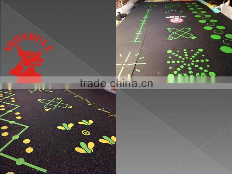 360 Training function rubber gym Flooring