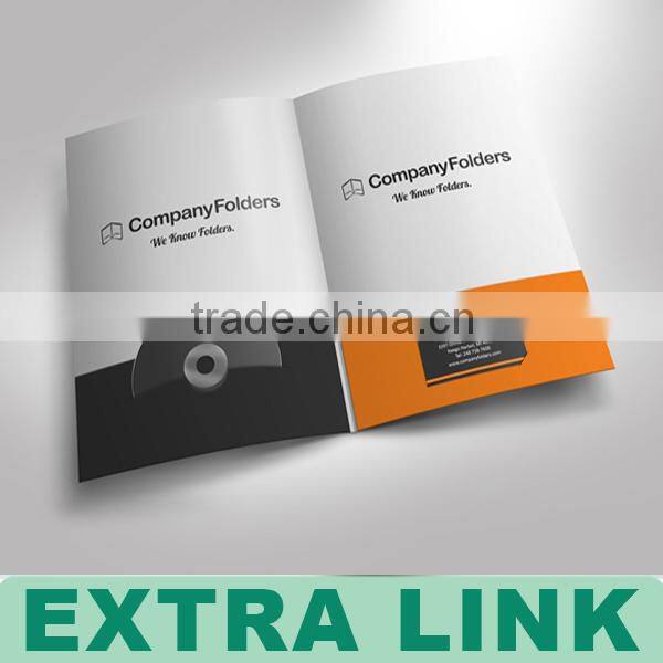 Custom Design Black Folded CD Cover Printing