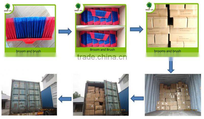 Good strong plastic broom soft brush SWEET factory