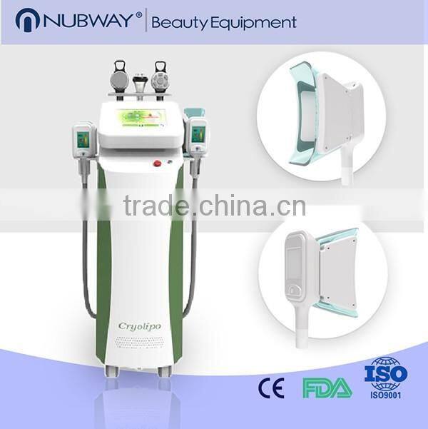 Portable Weight loss equipment slimming cryo fat freezing cryolipolysis machine for home use with 5 treatment handles