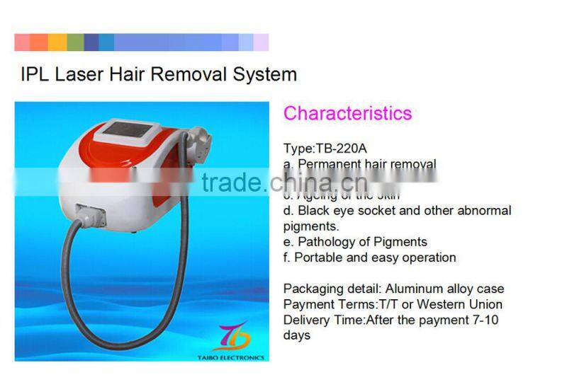 USA hot sell !!! Portable laser Pigment Removal/ipl hair removal machine/ipl for Skin Rejuvenation
