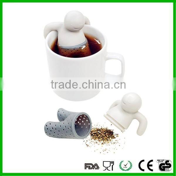 Food quality infusers silicone tea bag holder strainer