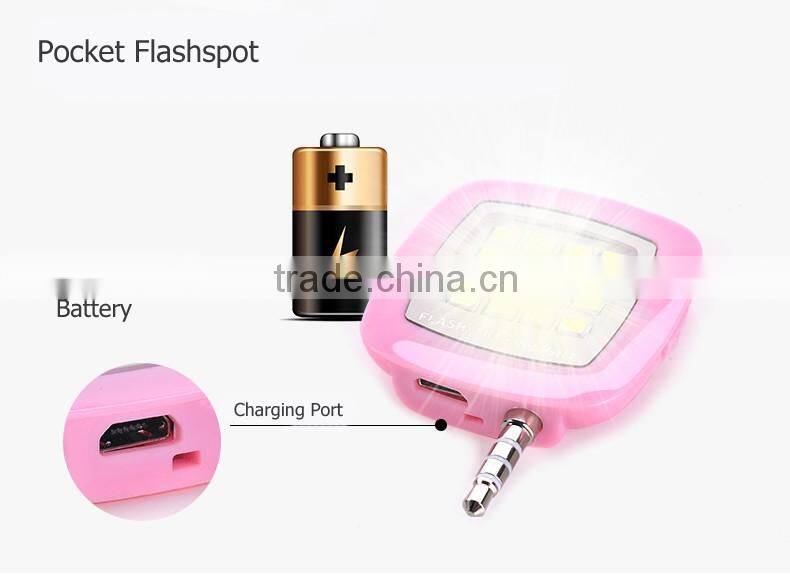 2016 new arrival portable mini selfie flash light Iblazr smartphone flash light for mobile phone iPad Tablet phone