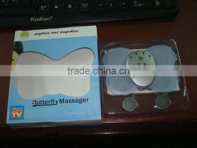 2013 new promotional item Best-selling Electronic Slim Butterfly Body Mini Muscle Massager