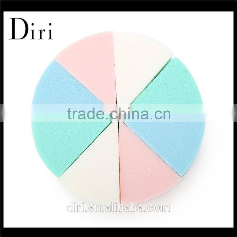 OEM Protable 8pcs/lot Private Label Cosmetic Powder Puffs