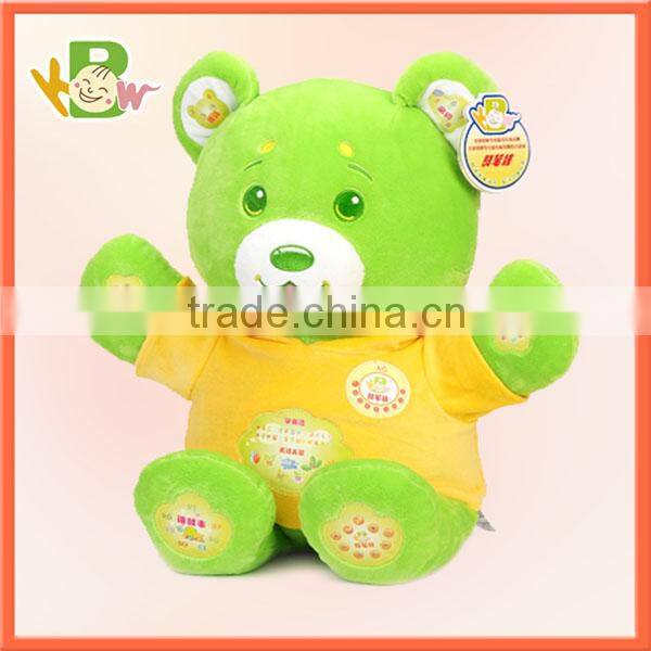promotion anime cheap cute plush soft bear doll for kids