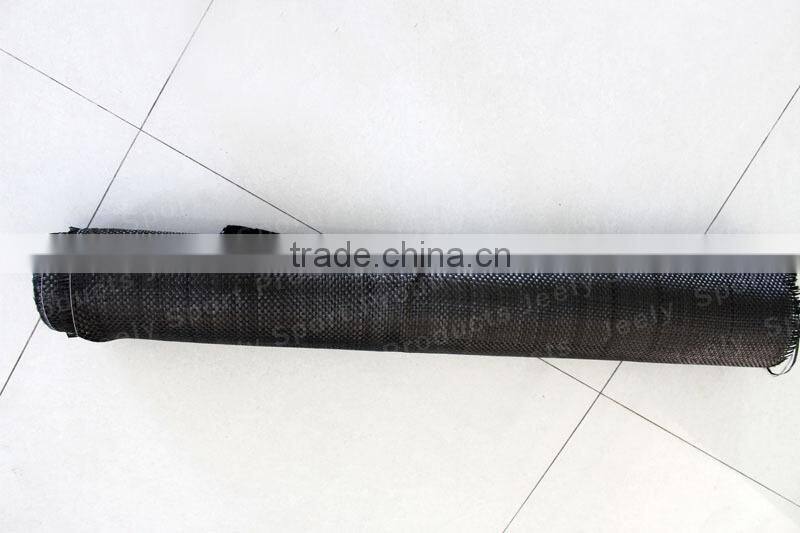 12K 800DTex 400g/m2 Plain Weave Fabric Carbon Fiber Yarn Woven Cloth 1m Wide