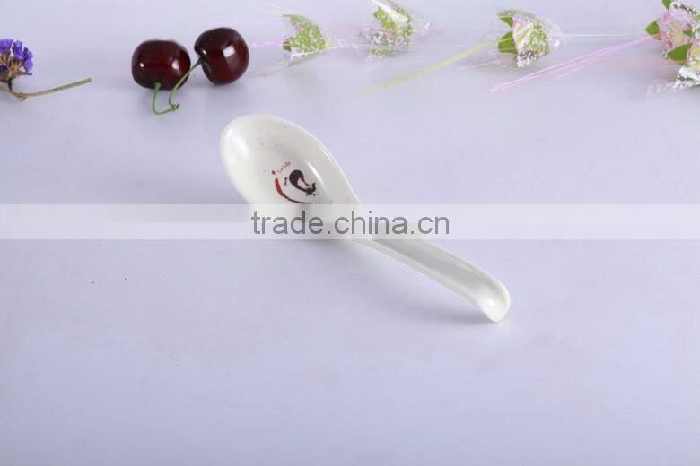 Melamine Soba, Rice Spoons, Chinese Won Ton Soup Spoon, Plain Style, korean soup spoon