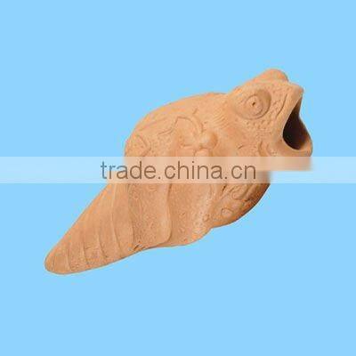 decorative animal shaped terracotta water dripper