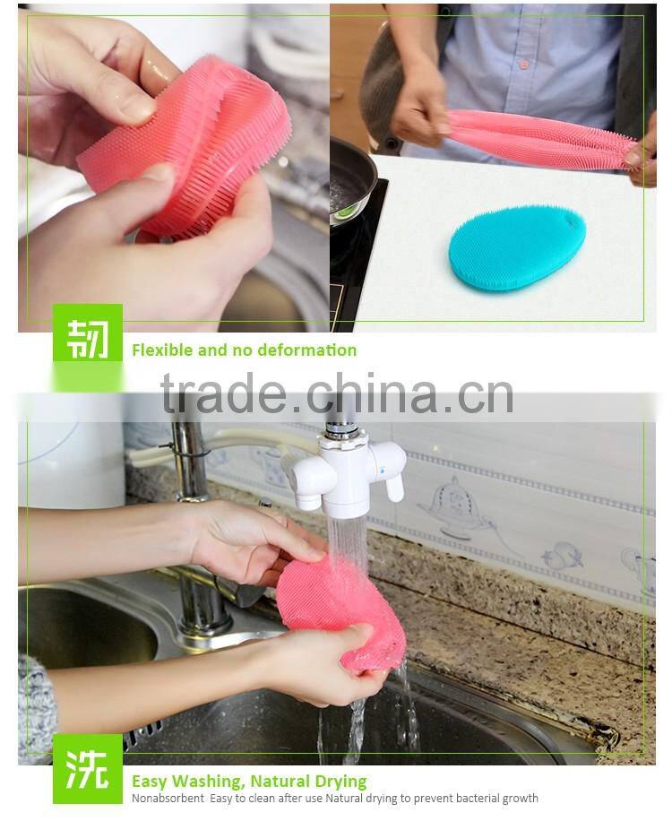 Safety Non-toxic Silicone Cleaning Brush
