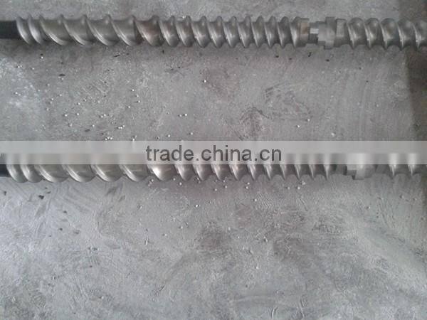 Nanjing Haisi Bimetallic screw and barrel for plastic extruder
