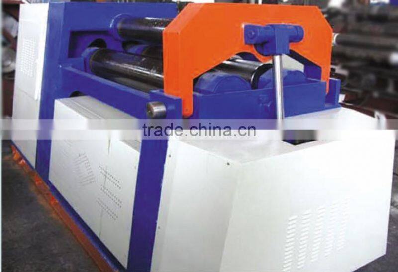 PLC Control Hydraulic Arc Down-Adjusting Three Roller Plate Bending Machine