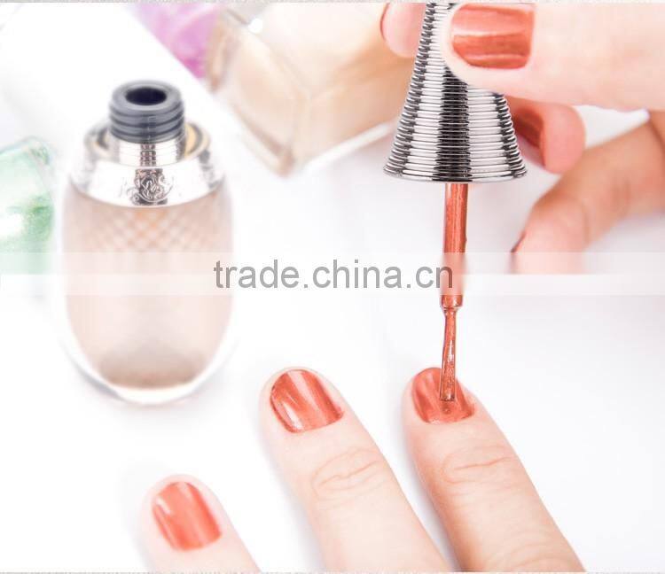 Women cosmetic high quality gel custom nail polish bottles