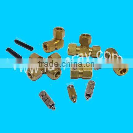 Package of cooling fog fine humidifying nozzles