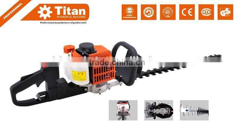 Powered gas hedge trimmer 1E32F,single cylinder, double edge 24" 60cm with CE, MD,EUII certificate