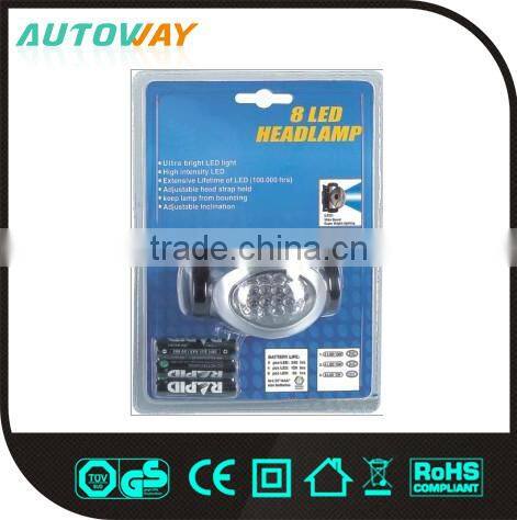 led dry battery outdoor head lamp
