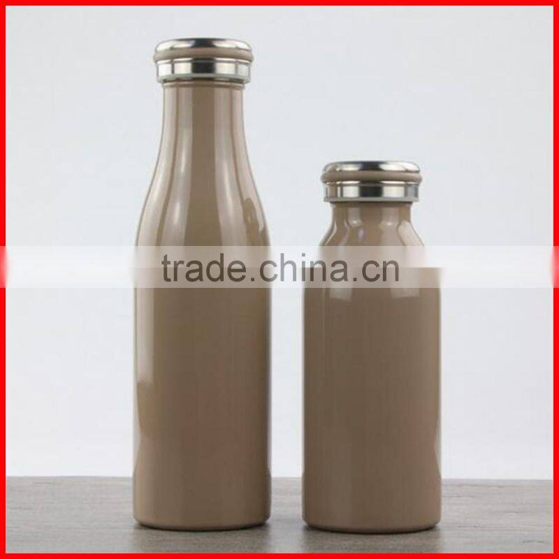 LOGO customized Stainless steel 304 wholesale Ms& children gift Milk bottle thermos flask vacuum cup