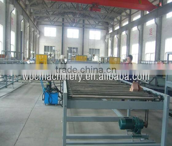 1200mm width WPC wood grain Embossing Machine//WPC profile embossing machine