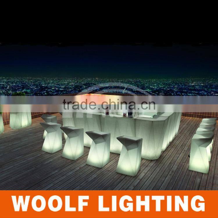 Waterproof Color Changing led sofa furniture
