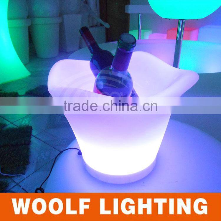 NEW design hot sale used wine ktv bar led small ice bucket
