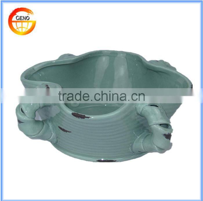 High quality ceramic glossy fruit bowl