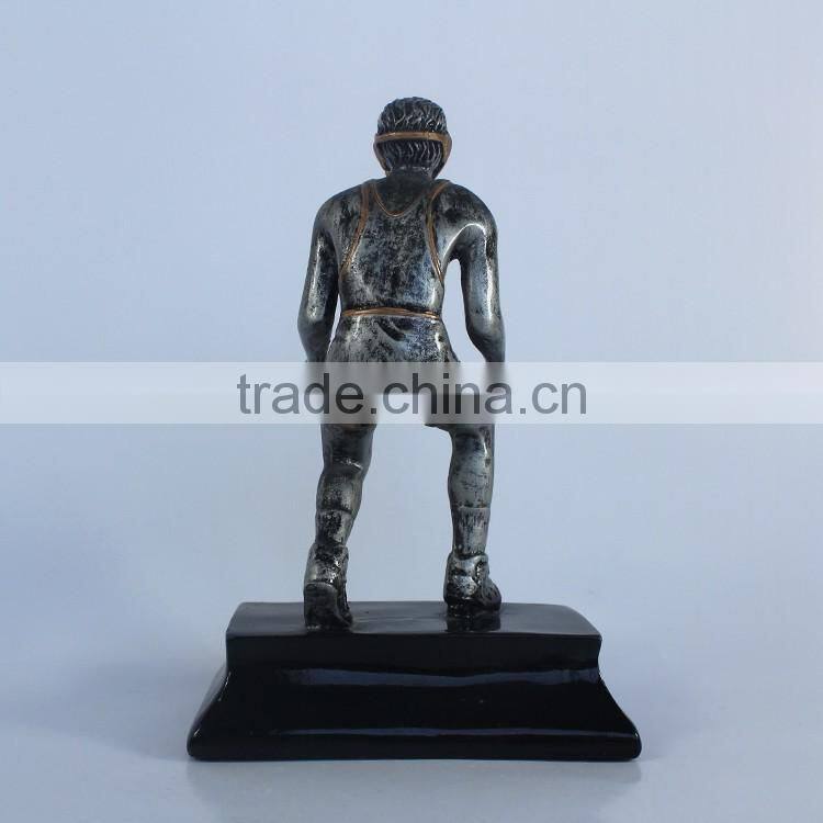 Artificial polyresin sport trophy figurine