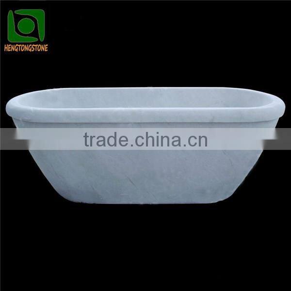 Oval Design Marble Freestanding Bathtub