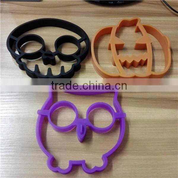 Round silicone egg fry frier,egg fried tool,fried egg mould