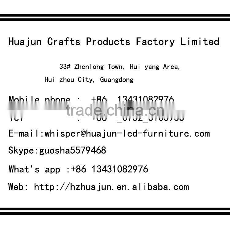 2015 HUAJUN plastic world cup trophy led edge lamp