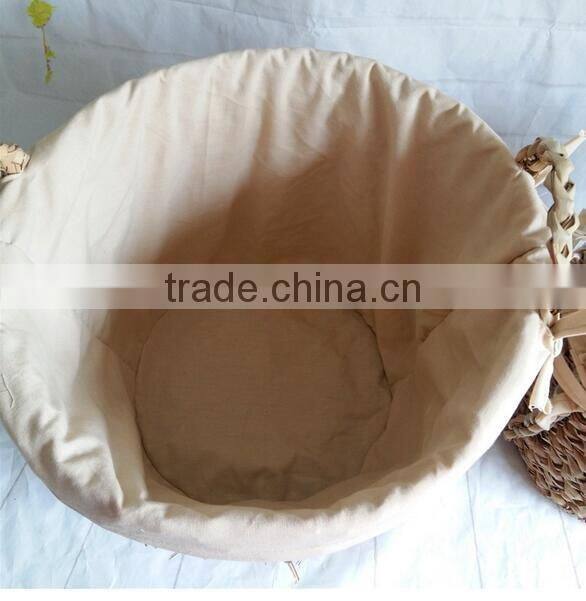 2017 cheap promotion foldable factory price rattan storage bin bag