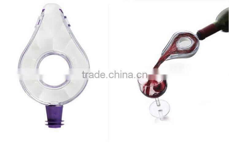 CY053 Plastic Wine Pourer Bottle Wine Decanter Wine Pour Filter Home Bar Essential Equipment