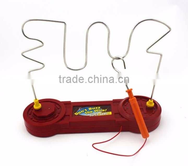 Electric Buzz Wire Game Toy, Hot-selling Electric Hearbeat Shocking Maze Toy For Wholesale