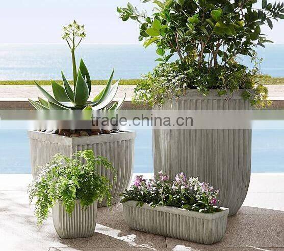 Hot selling planters large outdoor garden different shape flower pot