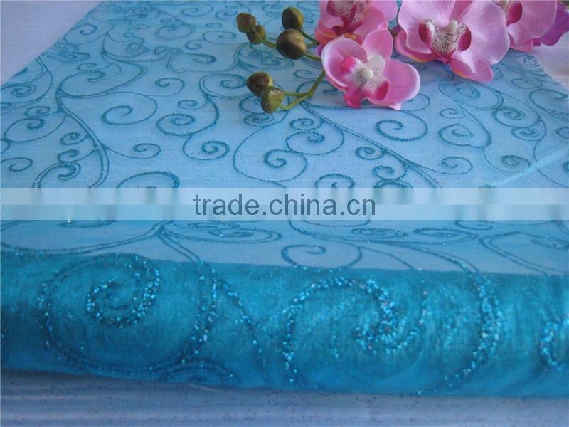 Classic Print Sheer Table Cloth Fabric Roll