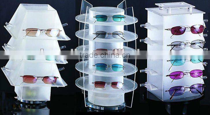 2015modern design Acrylic Sunglasses rack for Shop/cheap acrylic big sunglass display with high quality wholesale price China
