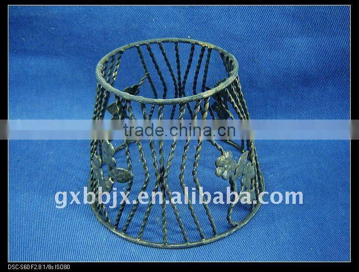 Black metal wire tower stand christmas crafts