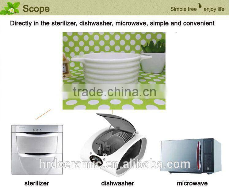 bakeware bowl/heat resistant ceramic soup bowl for microwave oven