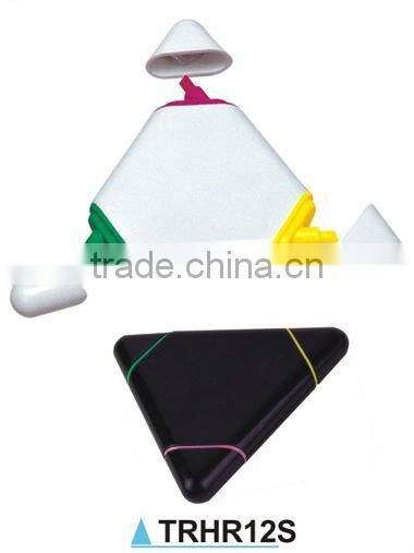Triangle shape 3 in 1 Highlighter Pen