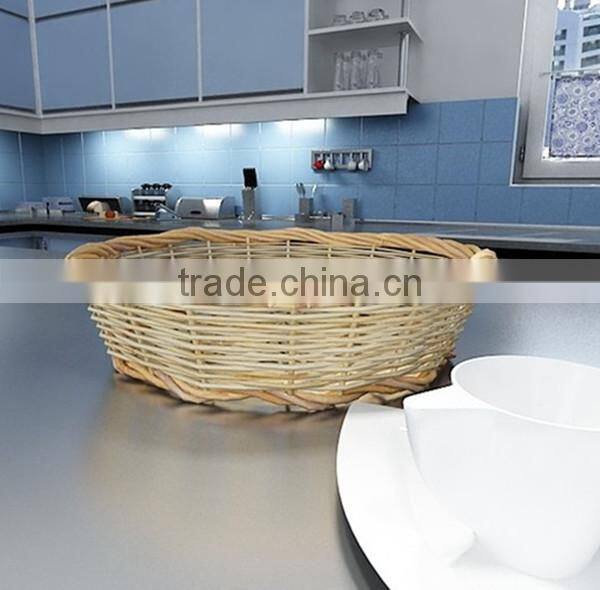 RH-YF32 wholesale round shape storage rattan small bread basket