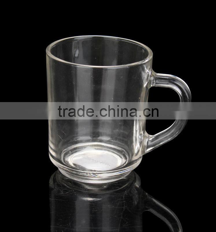 7.5cm diameter clear cup glass double wall cheap glass cup