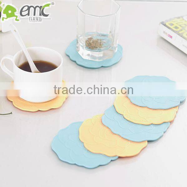 915 PVC material plastic cup mat
