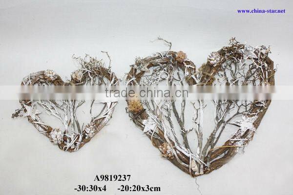 rattan christmas hangings