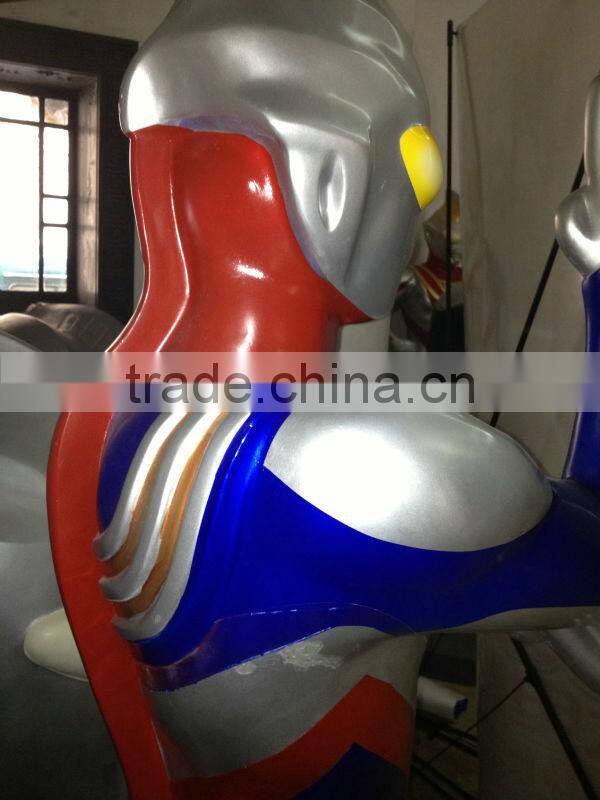 Fiberglass spider-man character statue