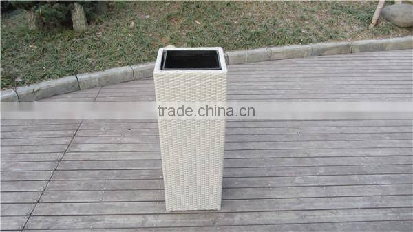 2015 3pcs rattan garden flowerpot set
