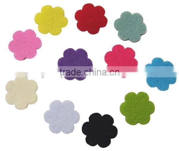 alibaba express hot sale new products handmade eco friendly fabric decoration felt flower made in china