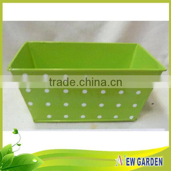 Creative High Quality Round Square Plastic Flower Pots,Decorative Sticker Planter
