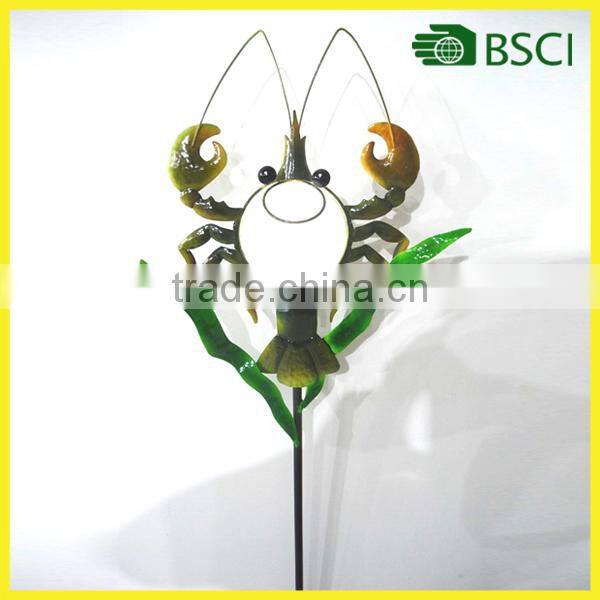 YS15383 Metal crab stick solar powered decoration garden balls light