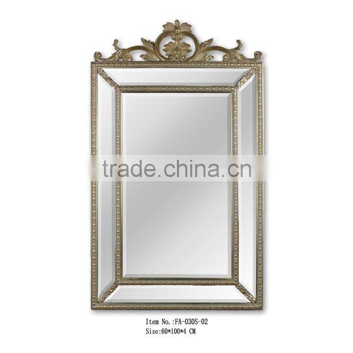 Living Room Furniture Wall Arts Wood Carving Antique Mirrors